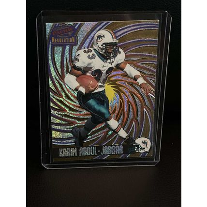 Karim Abdul Jabbar [Shadows] #72 | 1998 Pacific Revolution Football Trading Card