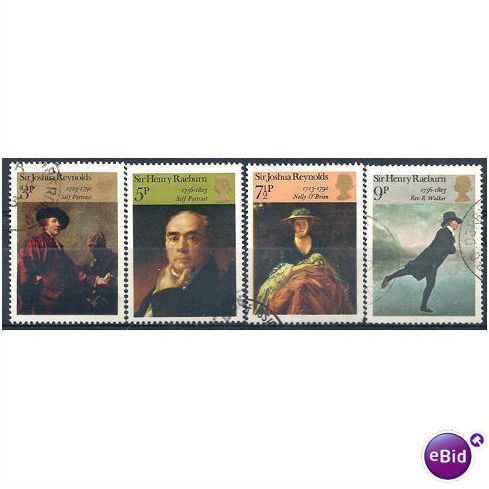 1973 Paintings Set SG931-934 Fine/Very Fine Used