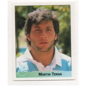 Merlin Rugby World Cup 1995 sticker No.140 Martin Teran