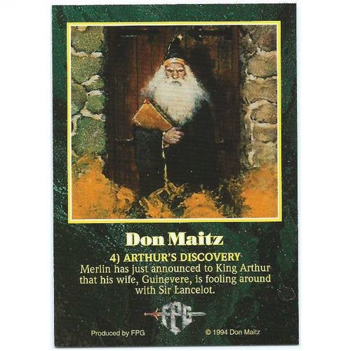 Don Maitz Series 1 Fantasy Art - #4 - Arthur's Discovery