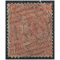 1874 SG94 4d Vertmillion Plate 12 Good Used "HH"...