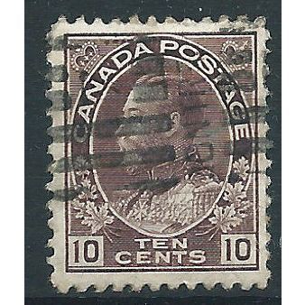 Canada 1912 SG210 10c Brownish-Purple Good Used ....