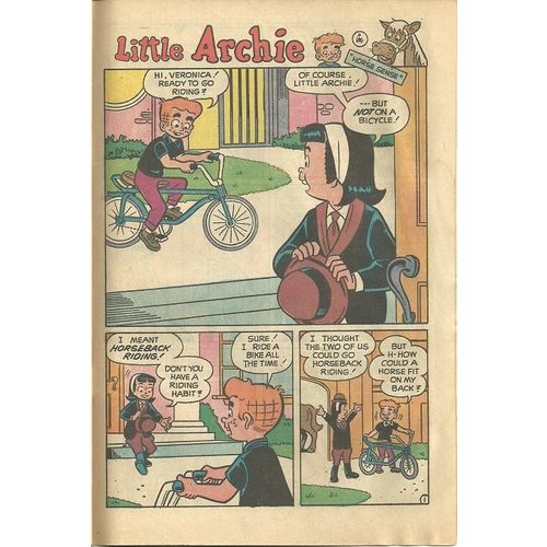 Little Archie Comic #75 Nov. November 1972 Archie Giant Comics Series