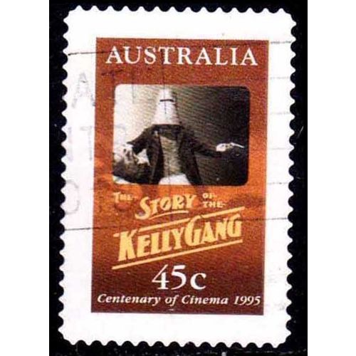 Australia 1995 Cinema 45c Used P&S Stamp Kelly Gang
