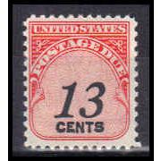 J103 13c Postage Due Just Clears Fine MNH KA0972