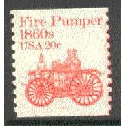 1908 20c Fire Pumper Fine MNH Dry Gum CNS 7 G0092