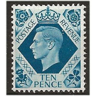 1937 SG474 10d Turquoise-Blue Unmounted Mint ..