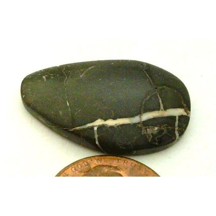 Black Septarian Freeform Gemstone Cabochon 293