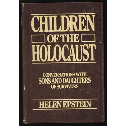 CHILDREN OF THE HOLOCAUST 1979 HB w/DJ FREE Shipping