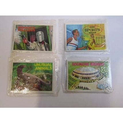 Quaker Sugar Puffs 1969 Set of 4 Mini Books in Sealed Packets