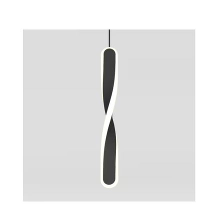 Artika Finley 13-Watt 1 Lt Black Modern 5 CCT Integrated LED Mini Pendant Light