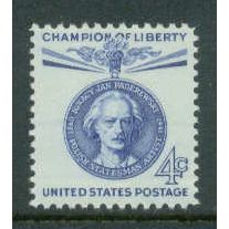 1159 4c Ignacy Paderewski Fine MNH MA0246