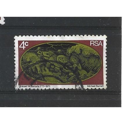 SouthAfrica.SG332 4c Rescuing Sailors.Fine Used.Aug25c