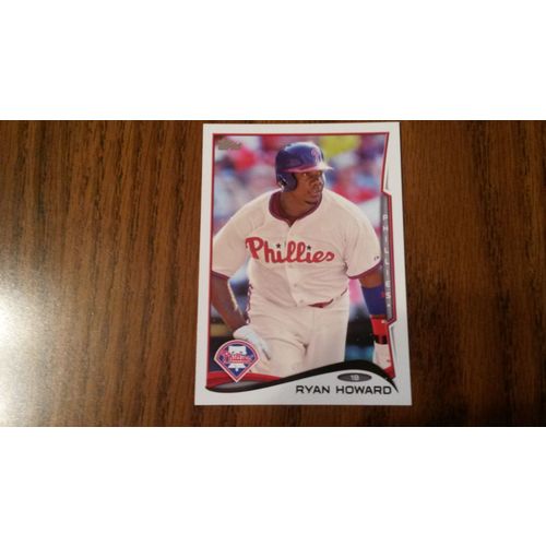 2014 Topps Card # 105 Ryan Howard Mint (9) Philadelphia Phillies