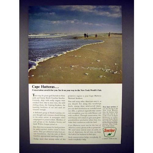 1964 Sinclair Oil Ad - Cape Hatteras