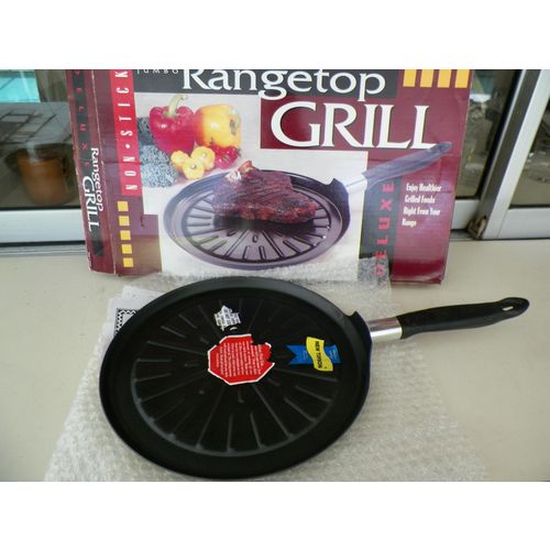 DELUXE JUMBO RANGETOP 12'' NON-STICK GRILL