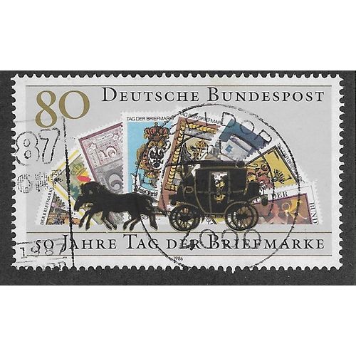 GER 1986 80pf '50 YEARS OF STAMP DAYS' FINE USED (EBID60-491)