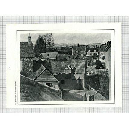 (6147) Gilbert Spencer Artist East Anglia Cookham Garsington - 1974 Article