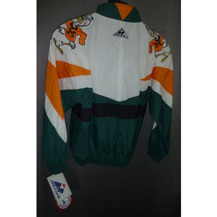 NOS Apex Miami Hurricanes Blast Jacket Men's Medium Vintage