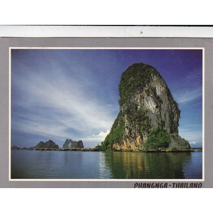 Phangnga Thailand Postcard 1990 used VGC