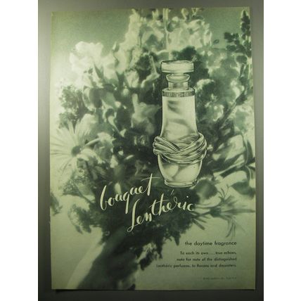 1950 Lentheric Bouquet Perfume Ad - the daytime fragrance
