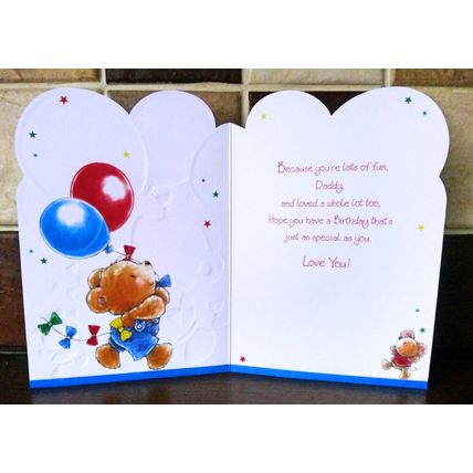 daddy birthday card - Happy Birthday - Daddy from your little boy