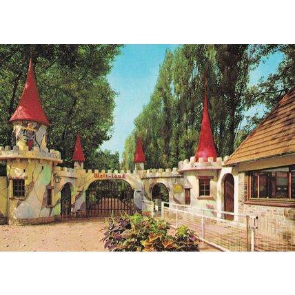 Fairy Tales Garden in Meli Park Pied Piper Of Hamelin Belgium Postcard