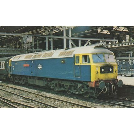Class 47 Brush 180 D1775 Train at Liverpool Street Station Postcard