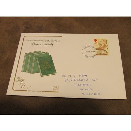 Cotswold 1990 GB FDC Cover - Thomas Hardy Anniversary - Literature interest