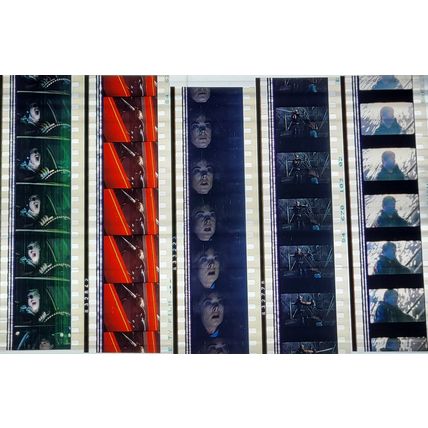 HIGHLANDER. Pk MULTI QVF - A002b . - 5 STRIPS OF 5 - 35MM FILM CELLS