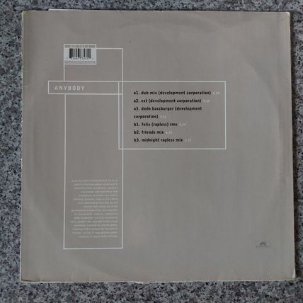 Masterboy – Anybody (5777431) 1995 (12" Single)