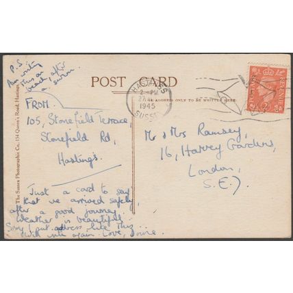 Ecclesbourne Glen, Hastings, Sussex, 1945 - Sussex Photographic Postcard