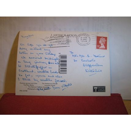 multiview, INVEREWE GARDENS, POOLEWE postcard used J.Arthur Dixon 1994 pm =