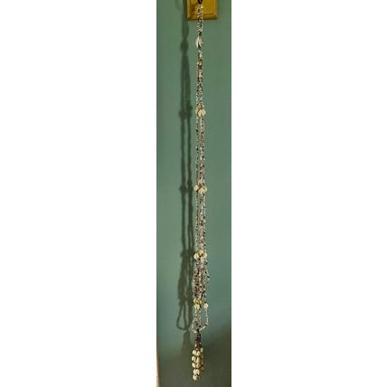 Shells Hanging Seashell plant holder ~43" long Vintage #200