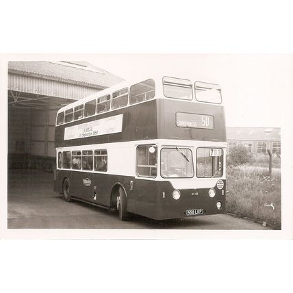 Black & White Photograph of Maidstone & District Motor Services Ltd. - 558 LKP