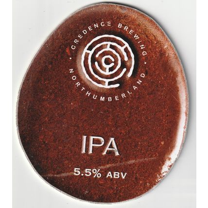 UNUSED PUMP CLIP FRONT - CREEDENCE BREWING - IPA