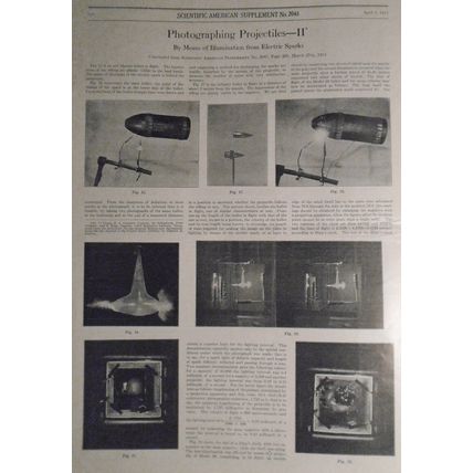 Scientific American Supplement April 3, 1915. Zeppelins; Projectile Photography