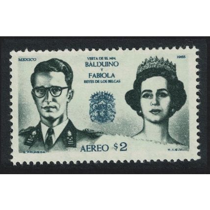 Mexico Visit of Belgian King and Queen 1965 MNH SG#1098