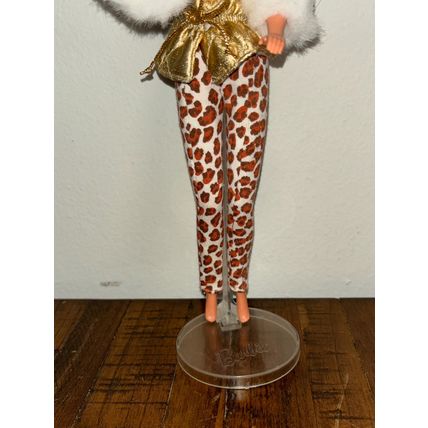 Mattel 1995 Barbie Fashion Avenue Gold Coat Leopard Tights 14299-14980