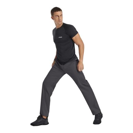 2x Mens Cargo XL Trousers Work Wear Slim Fit Casual Pants 6 Pockets Dark Grey
