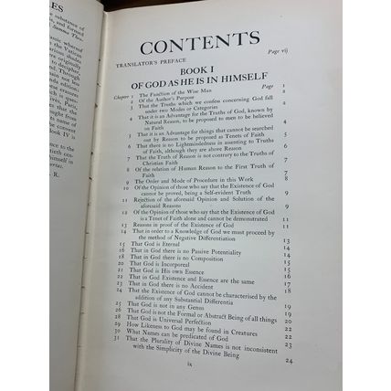 1905 "OF GOD AND HIS CREATURES" ST THOMAS AQUINOS 2.5kg HEAVY ANTIQUE BOOK (P12)