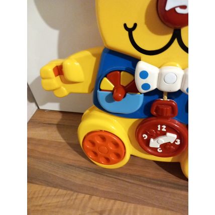 Matchbox 1982 Yellow Activity Bear Vintage Teddy Baby Cot Toy Lovely Condition