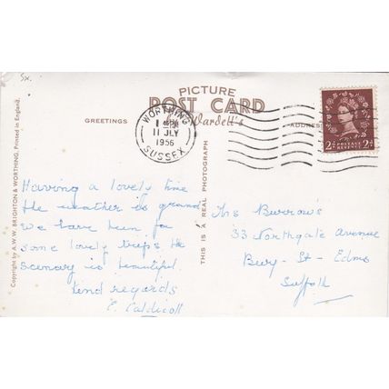 B979 WORTHING - BEACH HOUSE PARK. RP POSTCARD