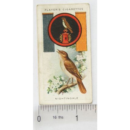 1933 Player's Boy Scout & Girl Guide Patrol Signs & Emblems No. 36 Nightingale