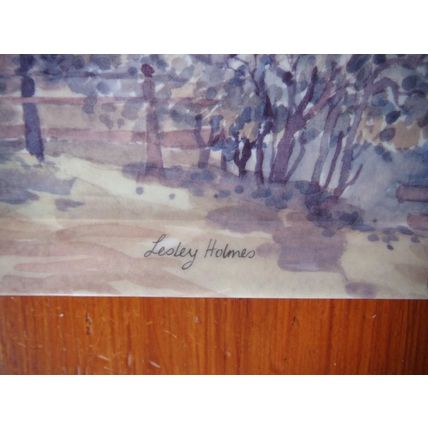 Melamaster Melamine Sandwich/Serving Tray, Countryside Scene, Lesley Holmes, VGC