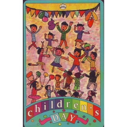 Children's Day S'pore $3 Telephone Card (Used)