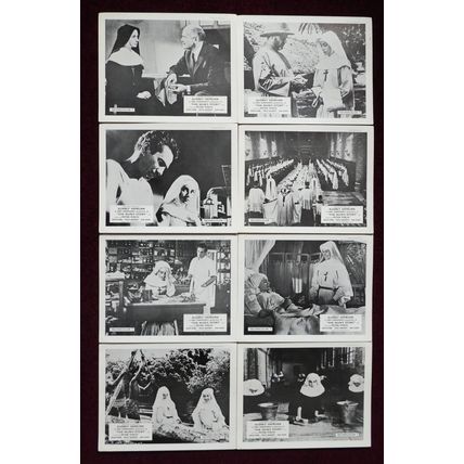 NUN'S STORY, The (1959) 8 UK FOH / Lobby cards ***Audrey Hepburn***