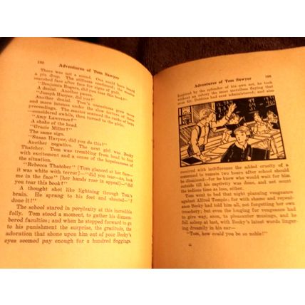 Childrens Book The Adventure Of Tom Sawyer By Samuel L. Clemens 1931 Great Shape