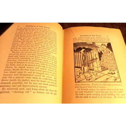 Childrens Book The Adventure Of Tom Sawyer By Samuel L. Clemens 1931 Great Shape