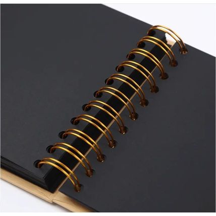 Woodside Home Living Ribbon Tie Scrap Book Style Photo Album 21.5cm x 15cm - Pin